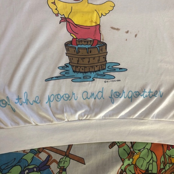 Vintage 1988 Life Styles Of The Poor & Forgotten Shirt Mens XL BJ Frog - Picture 2 of 7